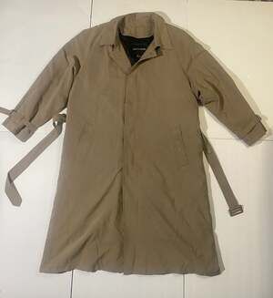 Pierre Cardin Quilted Lined Trench Coat Size 52